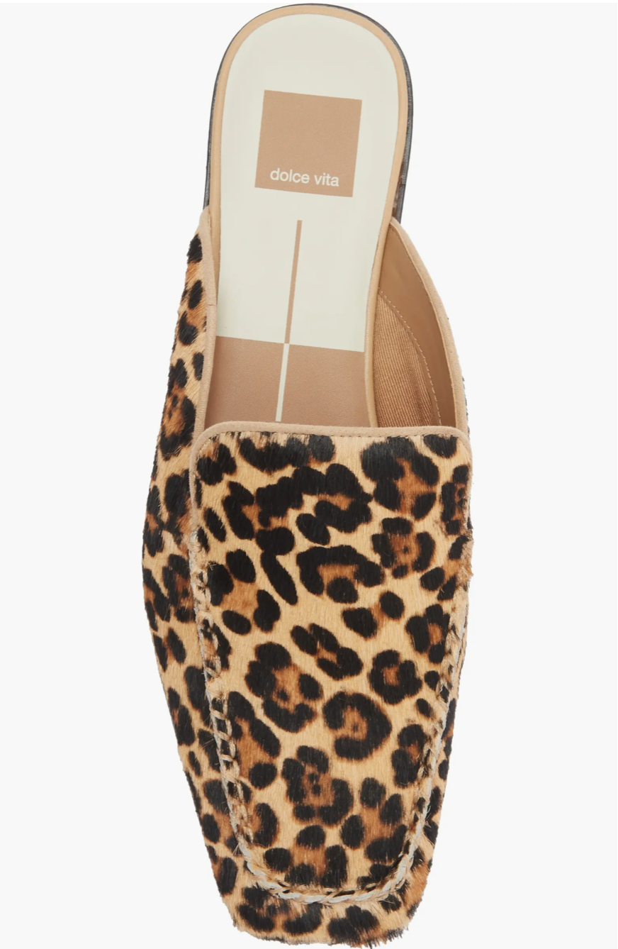 Dolce Vita Bradly Flats - DARK LEOPARD CALF HAIR