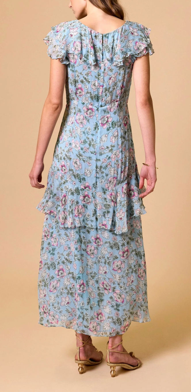 Cleobella Sabrina Ankle Dress - LUNA FLORAL