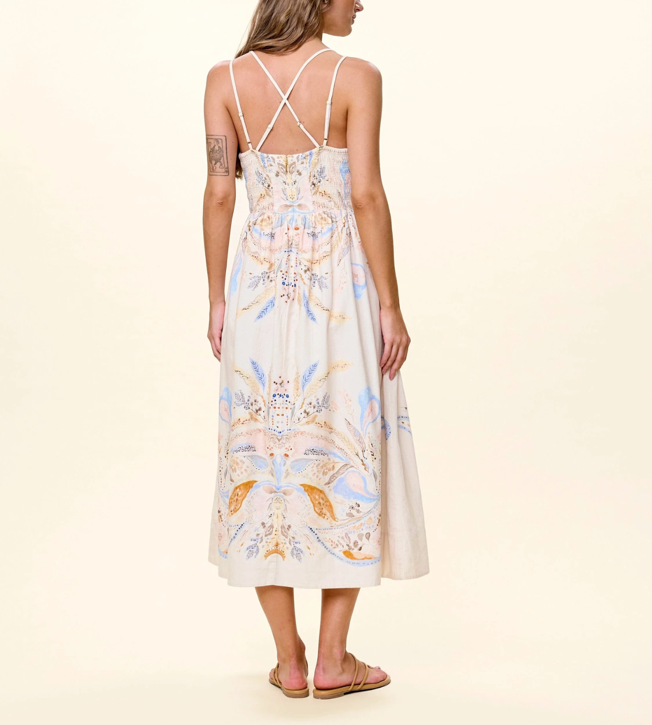 CLE Maryam Midi Dress GOLETA PRINT