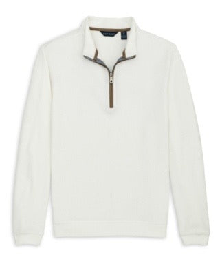 SCB Stretch Heather Fleece Pullover WINTER WHITE