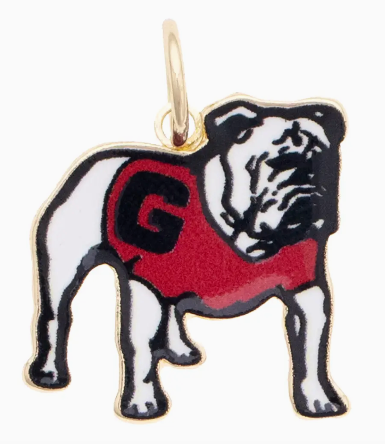 CS Georgia Bulldogs Enamel Mascot Charm