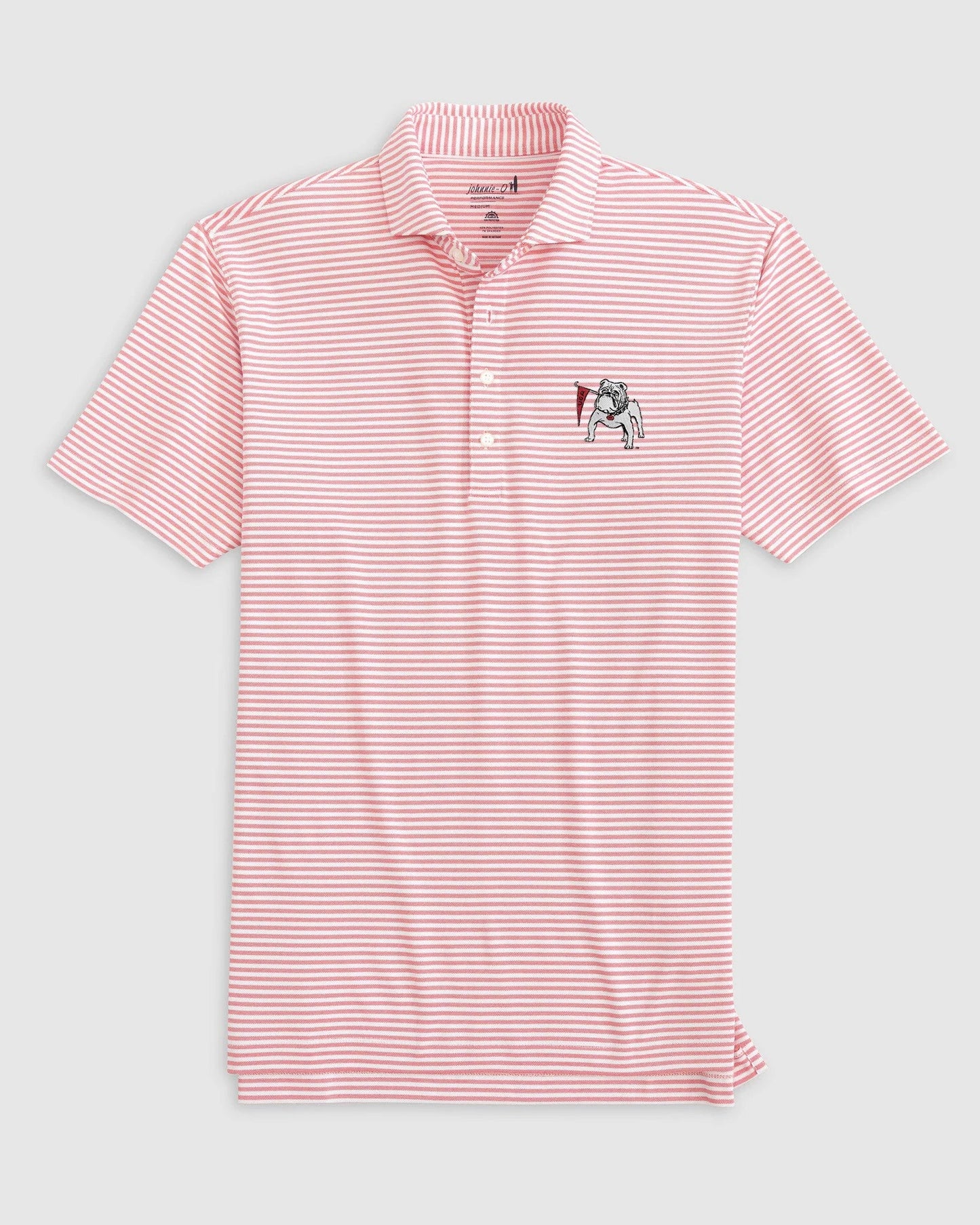 johnnie-O Stetsons Performance Polo UGA - RED1