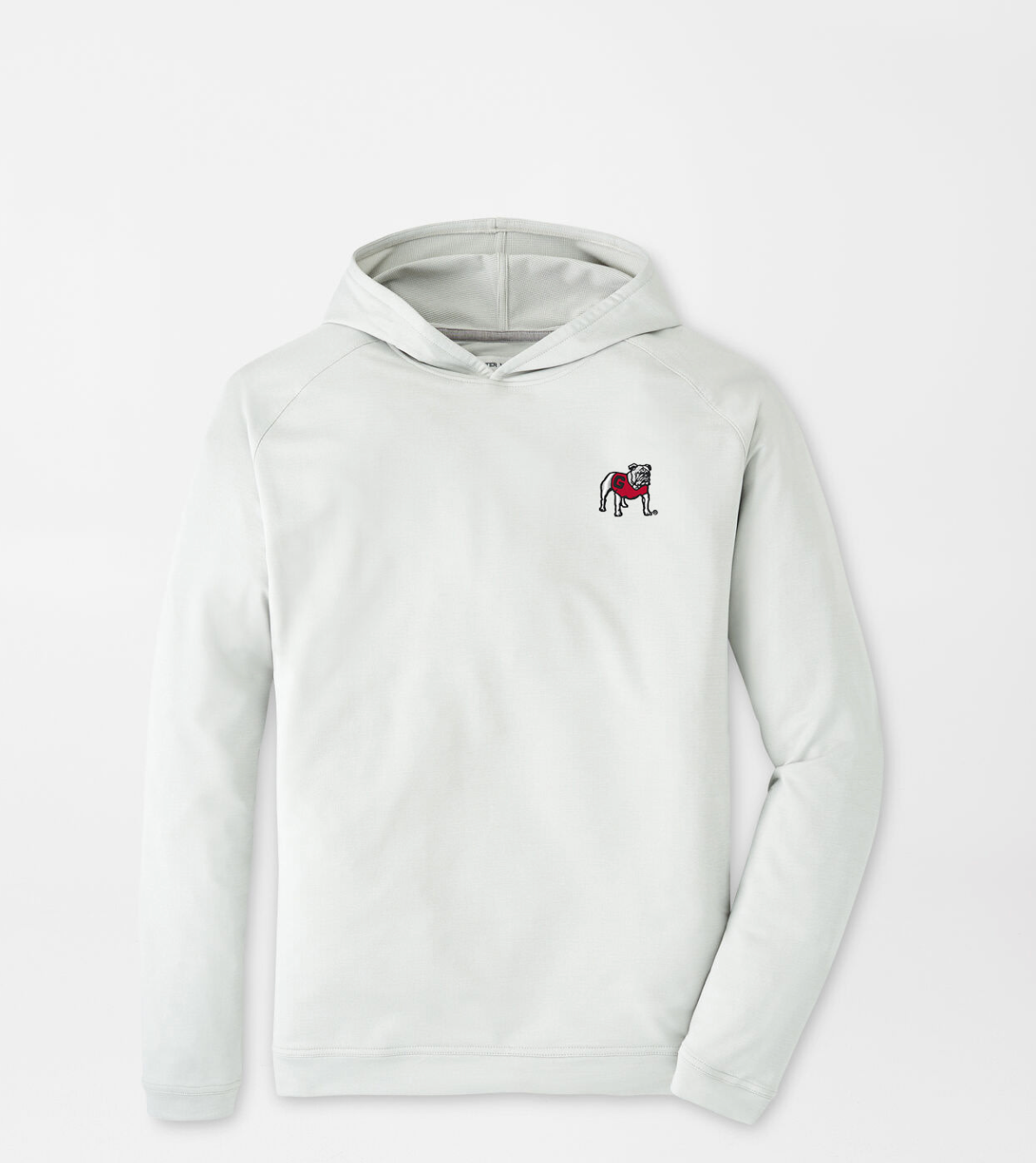 Peter Millar Pine Performance Hoodie UGA3 - WHITE