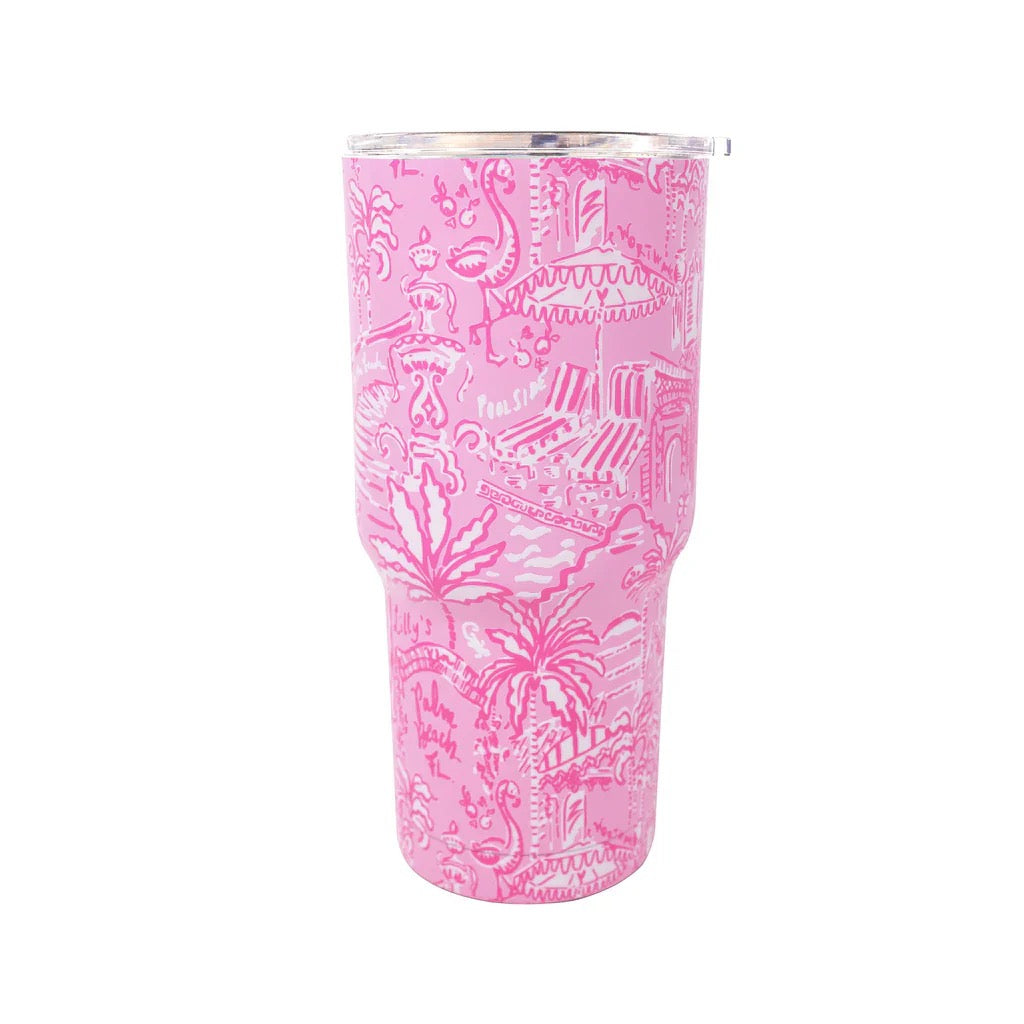 Lilly Pulitzer Insulated Tumbler PALM BEACH PLAYGROUND - 30oz