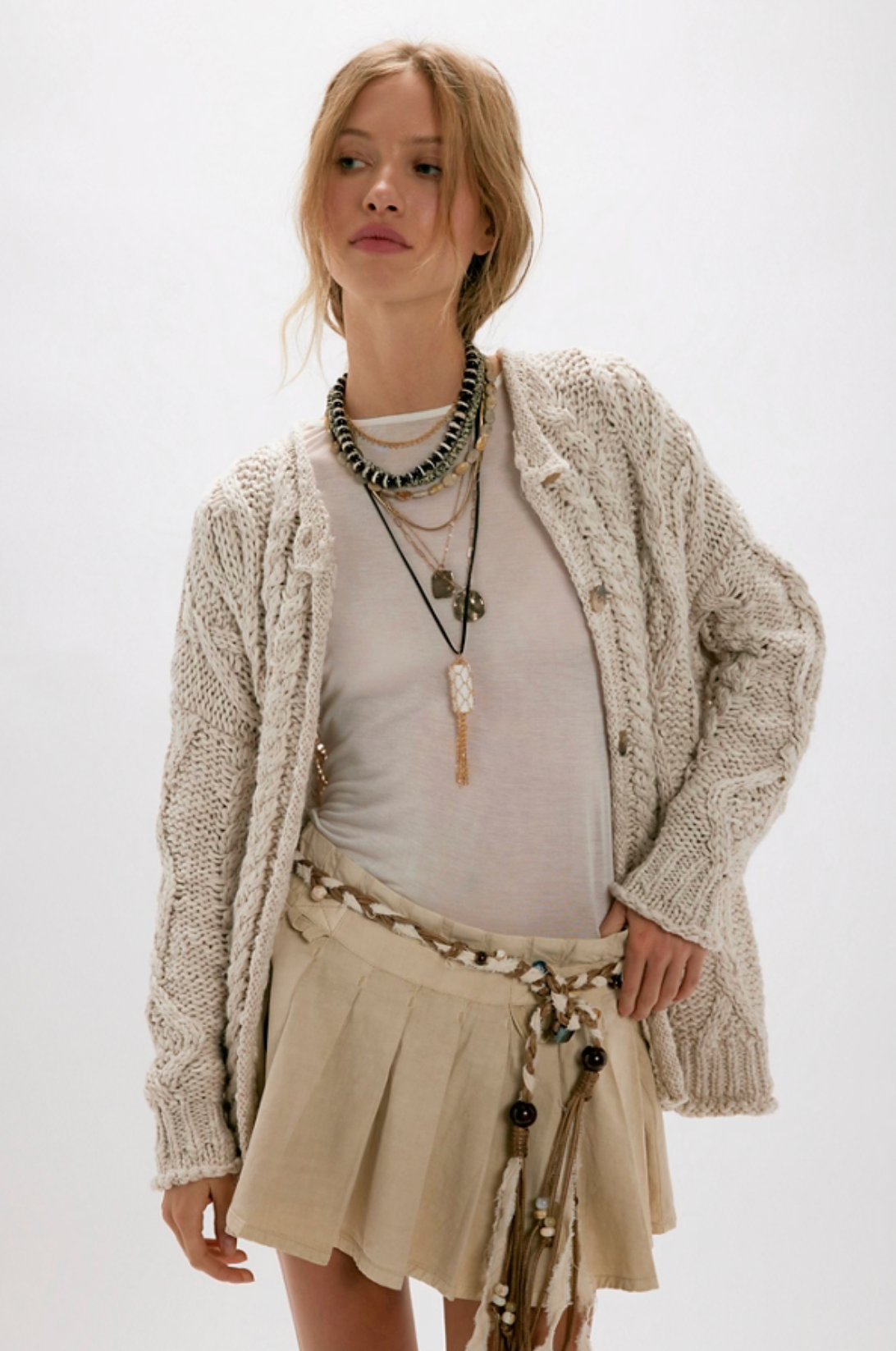 FP Opal Cardigan TEA
