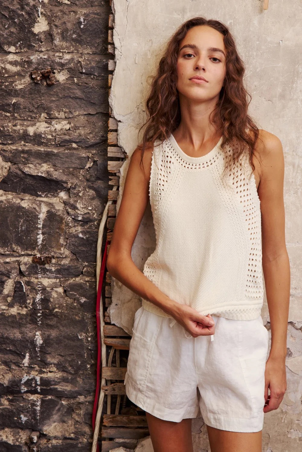 Melissa Nepton River Sweater - OFF WHITE