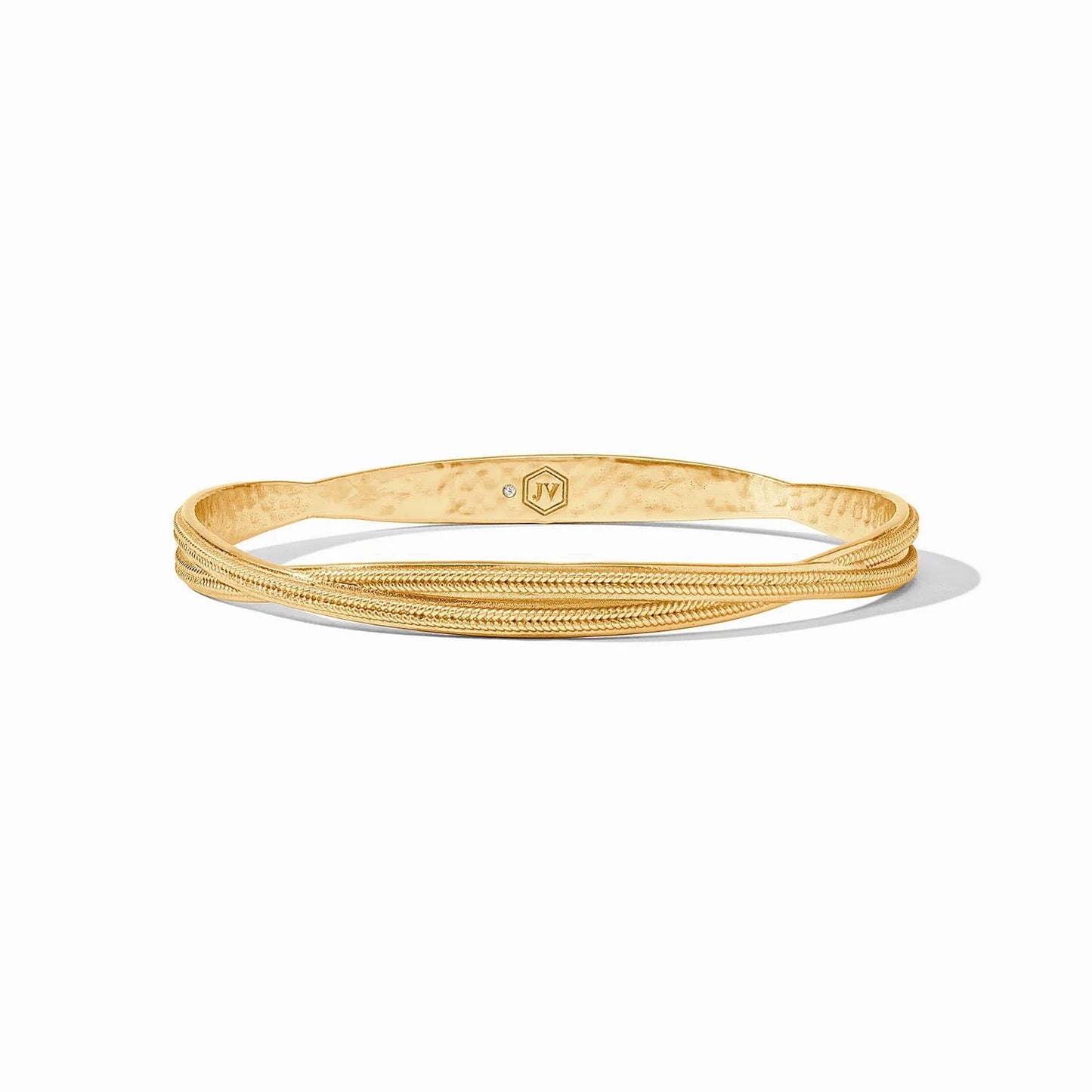 Julie Vos Chevel Twist Bangle GOLD