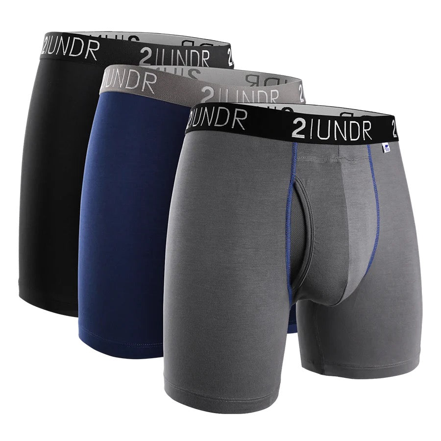 2UNDR Swing Shift 3 Pack - BLACK/GREY/NAVY