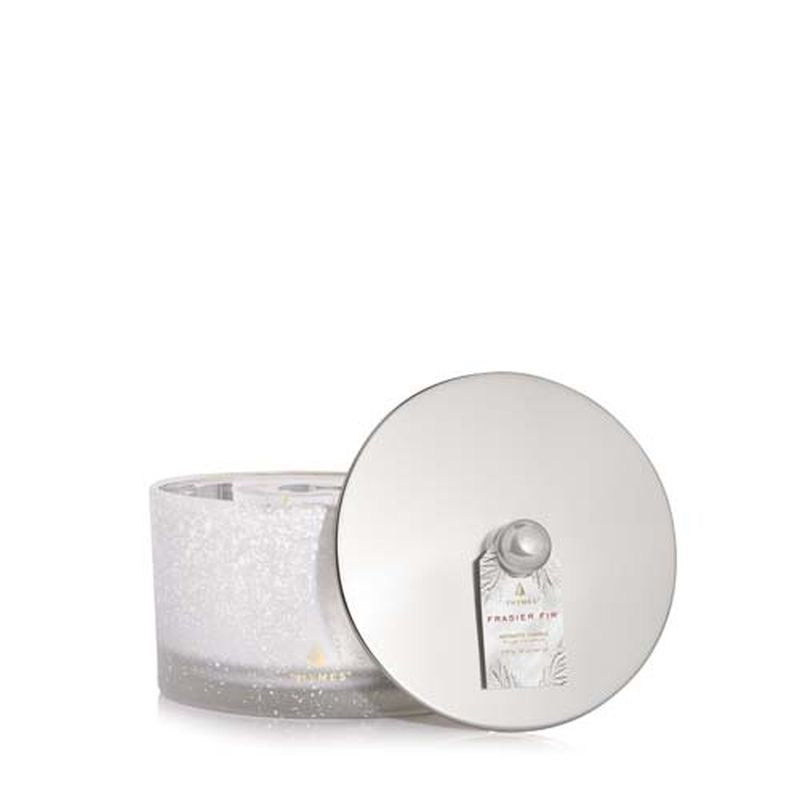 THY Frasier Fir 3 Wick Candle FLOCKED