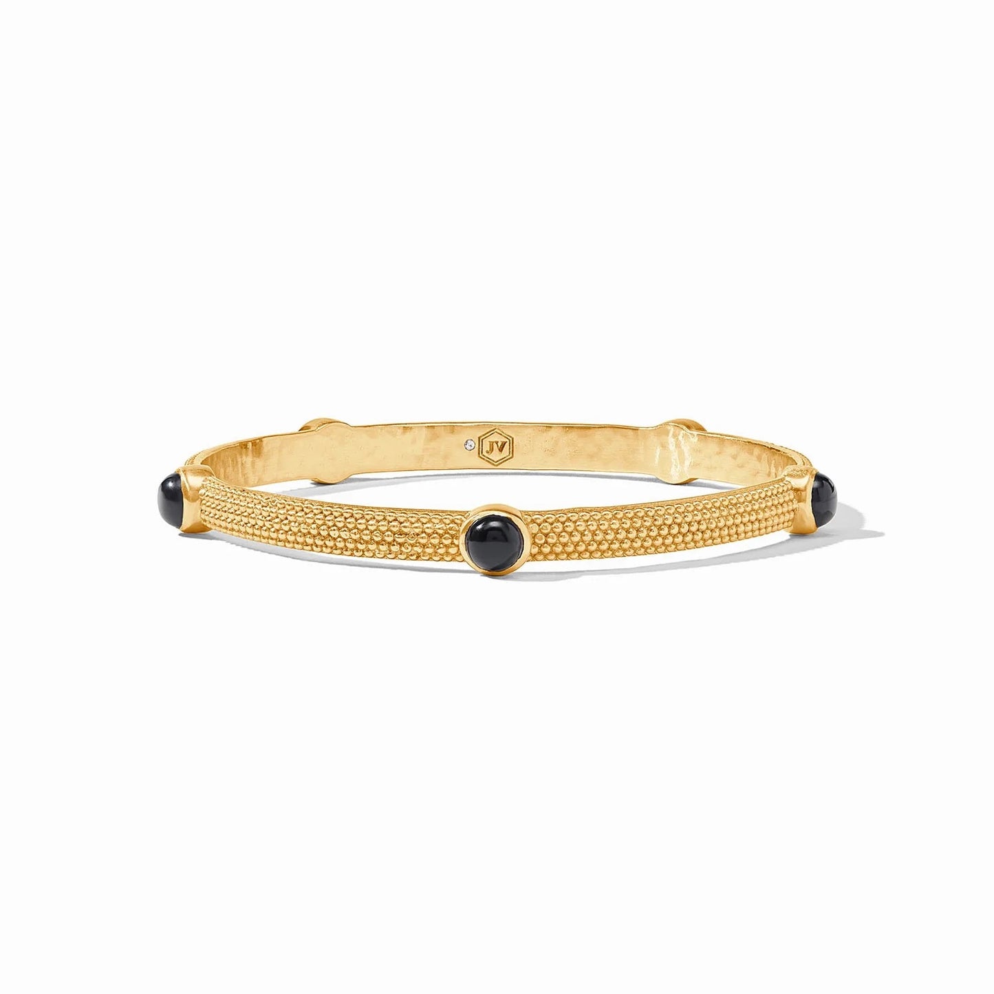 JV Cabochon Bangle OBSIDIAN BLACK