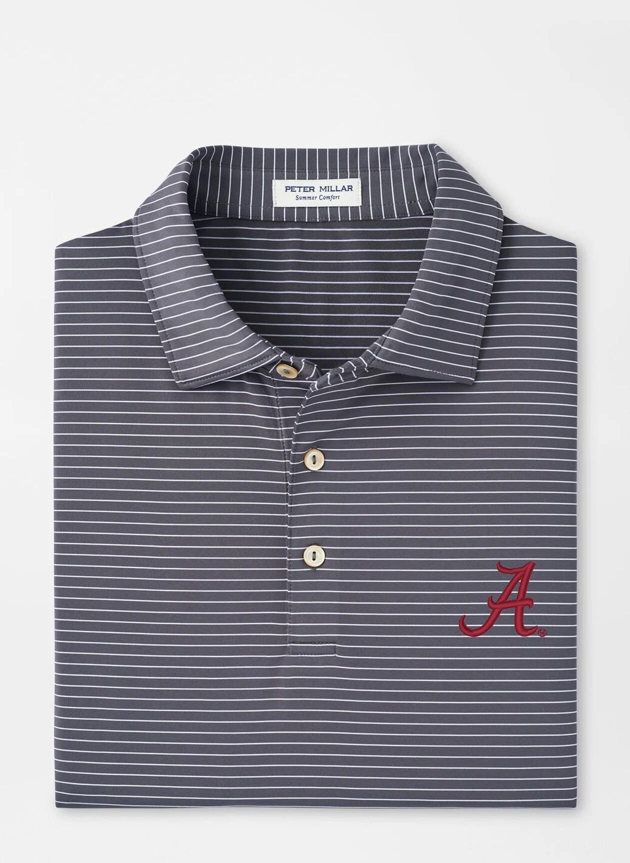 Peter Millar Alabama Hemlock Performance Jersey Polo - IRON