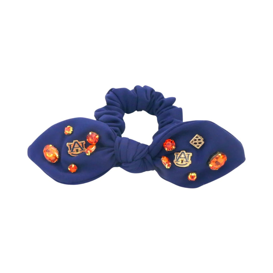 Brianna Cannon Auburn Bow Scrunchie NAVY