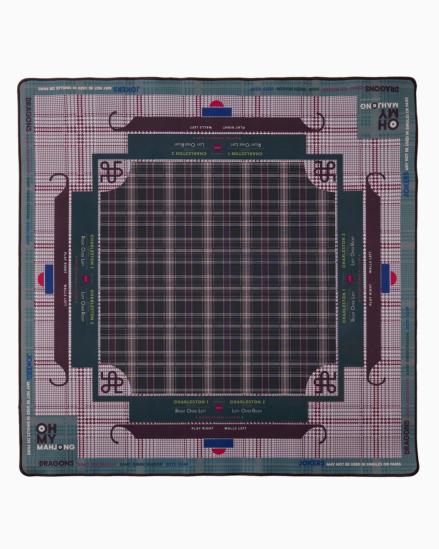 Oh My Mahjong Dapper Mahjong Mat - MULTI