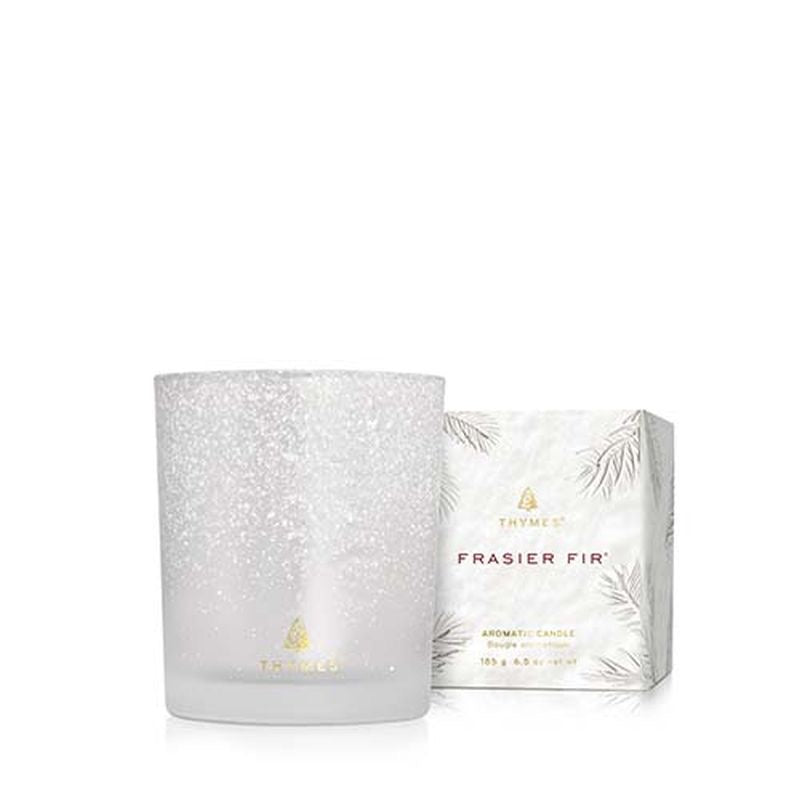 THY Frasier Fir Poured Candle FLOCKED - M 6.5oz