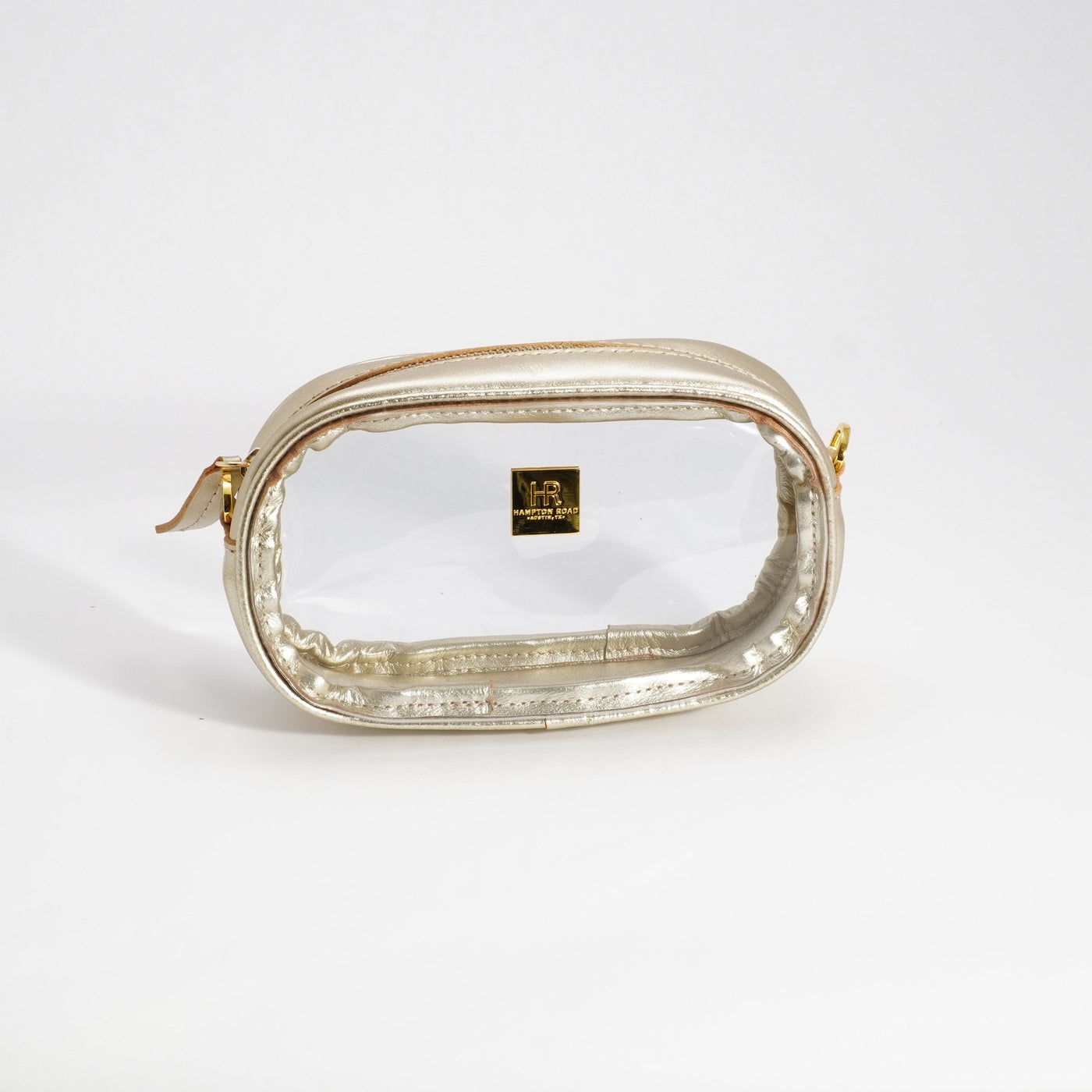 Hampton Road Designs Annie Vinyl Handbag - Gold (no strap)