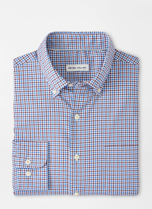Peter Millar Selby Cotton-Stretch Sport Shirt - CAPE BLUE