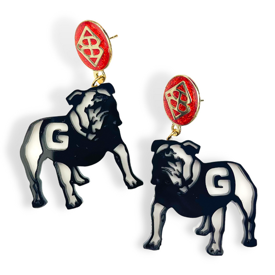 Brianna Cannon - Bulldogs Earrings