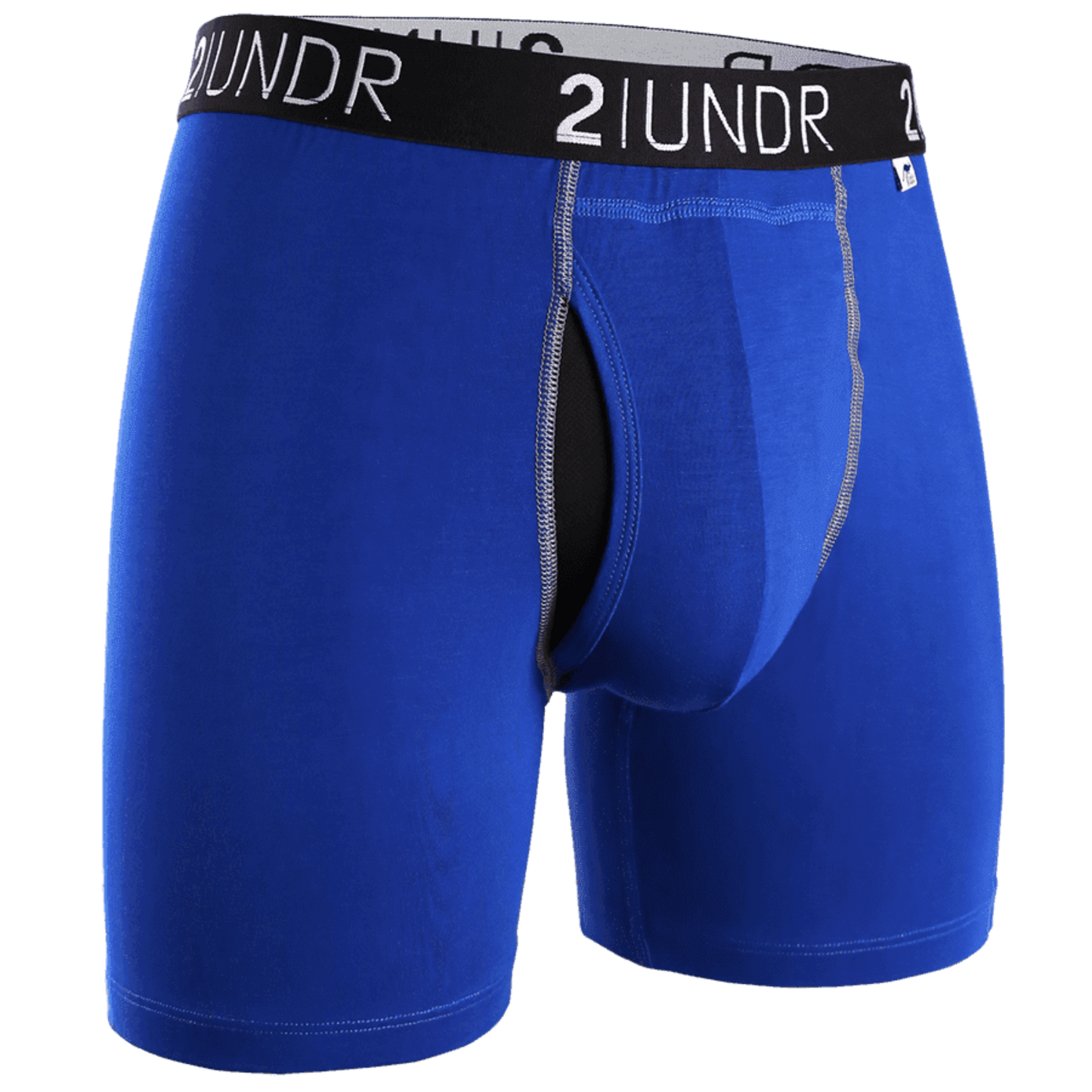 2UNDR Swing Shift 6" Boxer Brief - Blue/Blue
