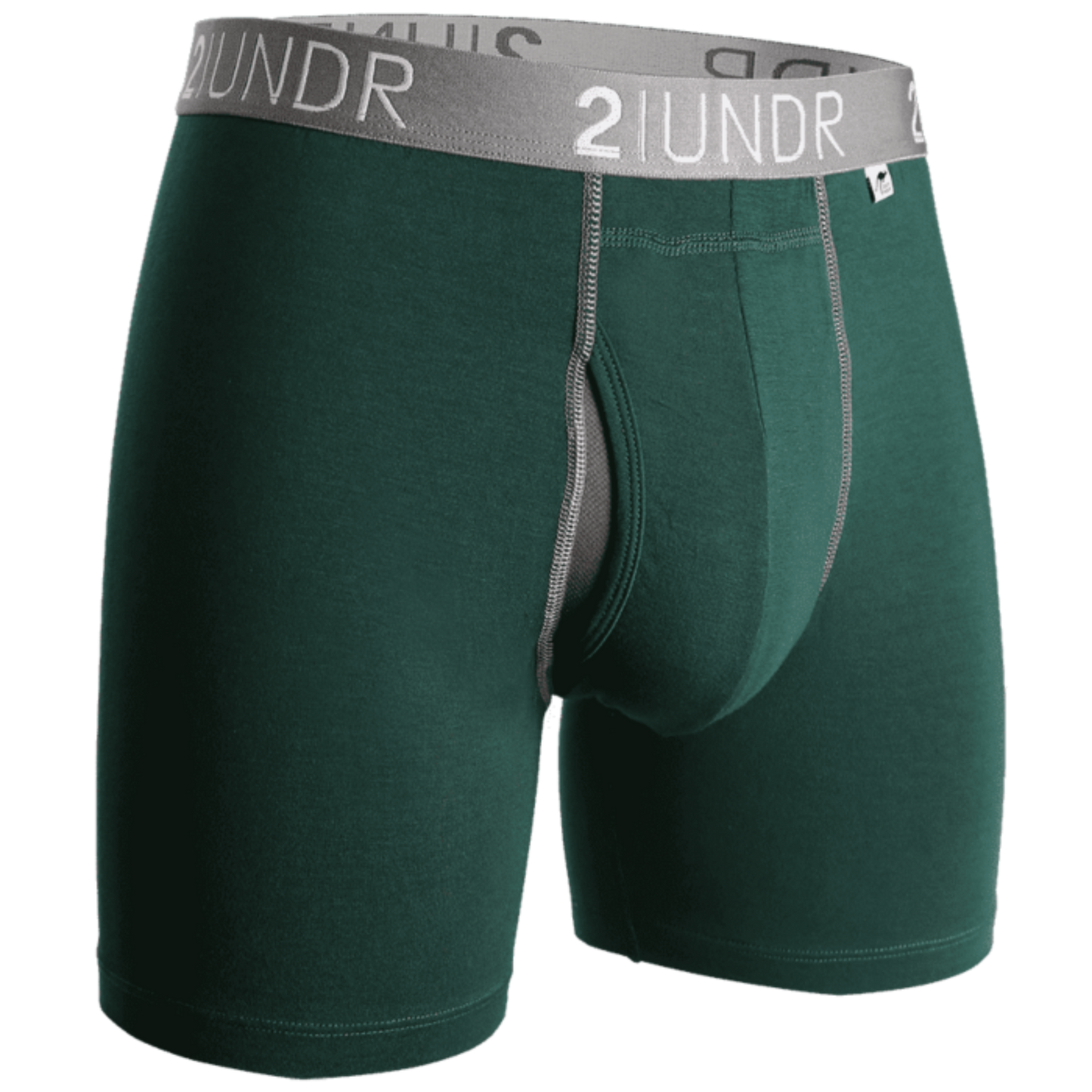 2UNDR Swing Shift 6" Boxer Brief - Dark Green