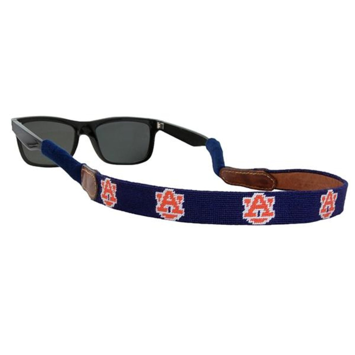 Smathers & Branson Auburn Needlepoint Sunglass Strap - DARK NAVY
