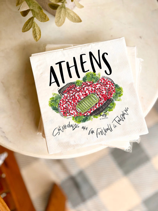 HAPPY By Rachel Athens Tailgate Napkins 20ct