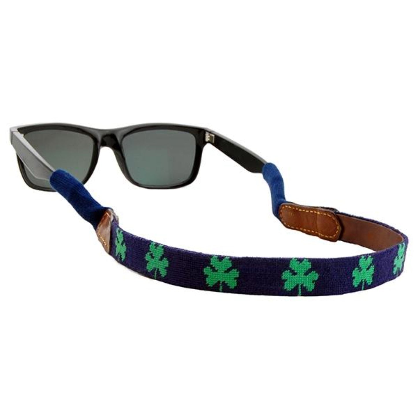 Smathers & Branson Shamrock Needlepoint Sunglass Strap