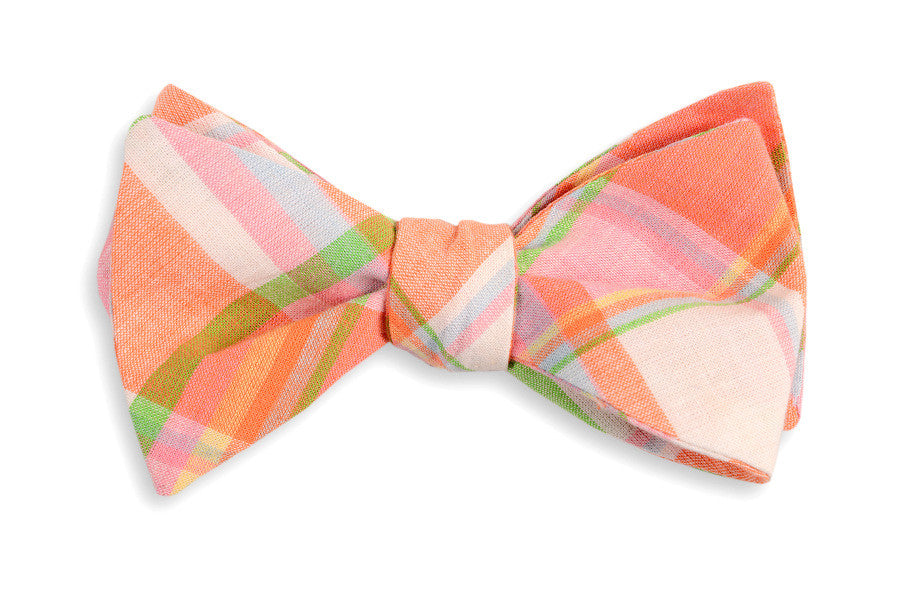 High Cotton Camden Madras Bow Tie