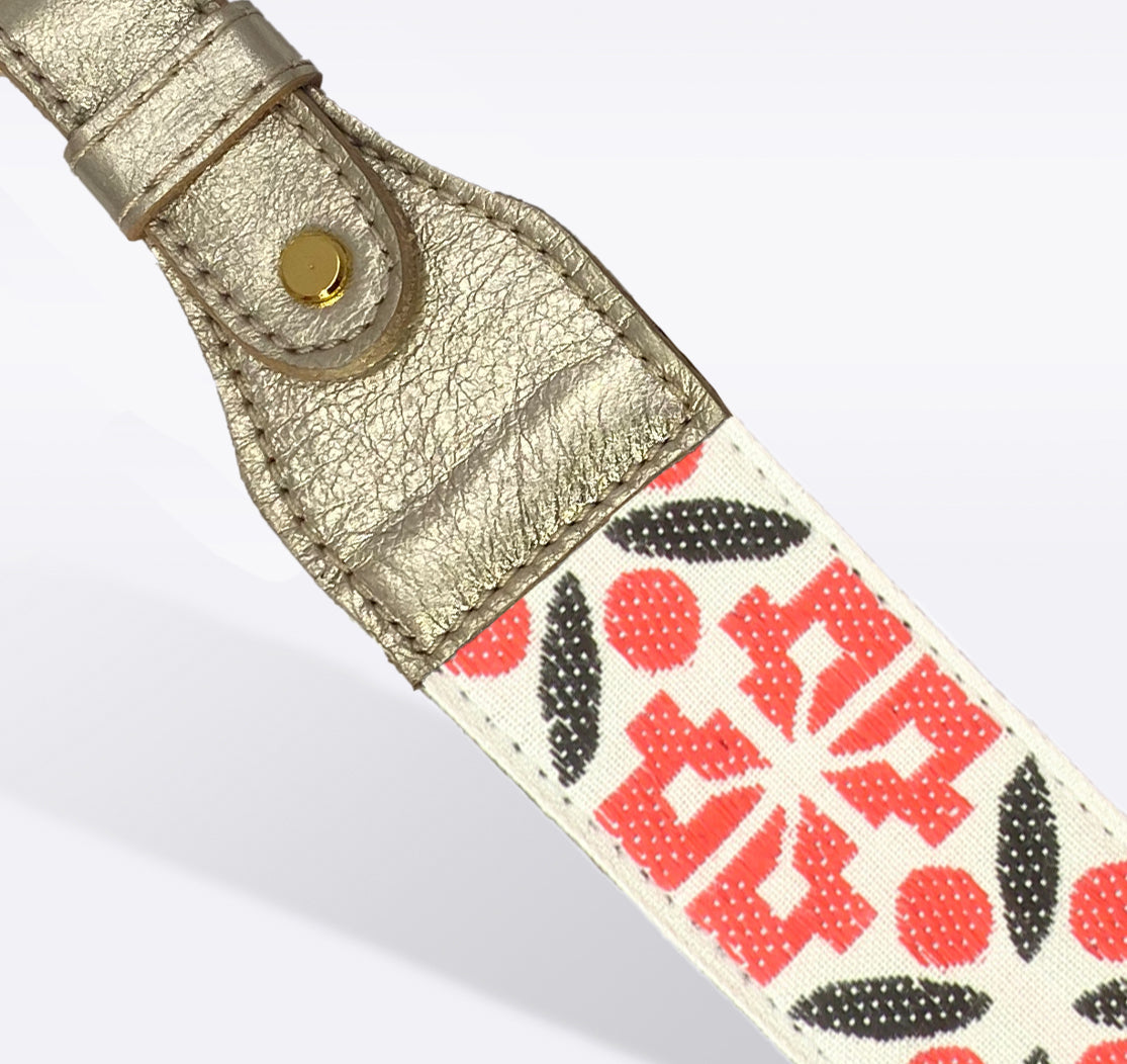 Hampton Road Designs XO Bag Strap - Red