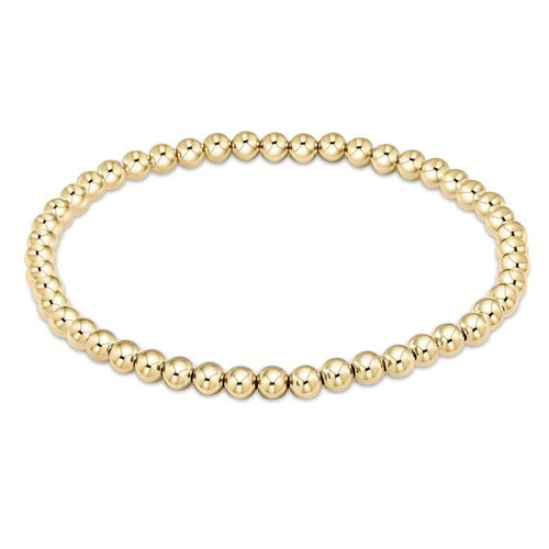 enewton classic gold 4mm bead bracelet