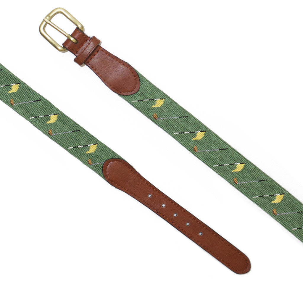Smathers & Branson Golf Flags Belt - SAGE