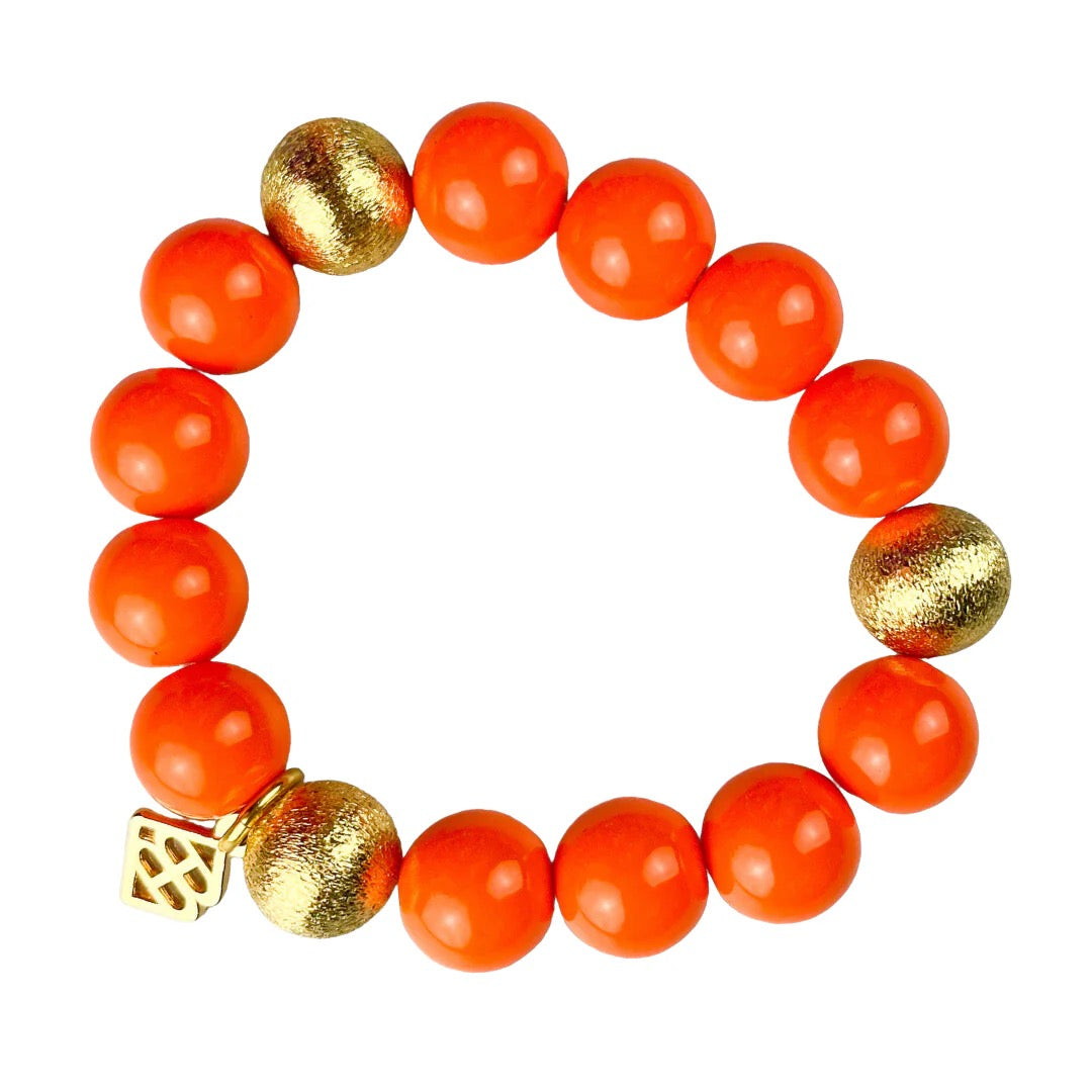 Brianna Cannon Beaded Brianna Bracelet - ORANGE