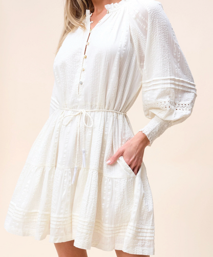 CLE Meadow Mini Dress IVORY