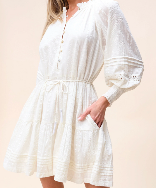 CLE Meadow Mini Dress IVORY
