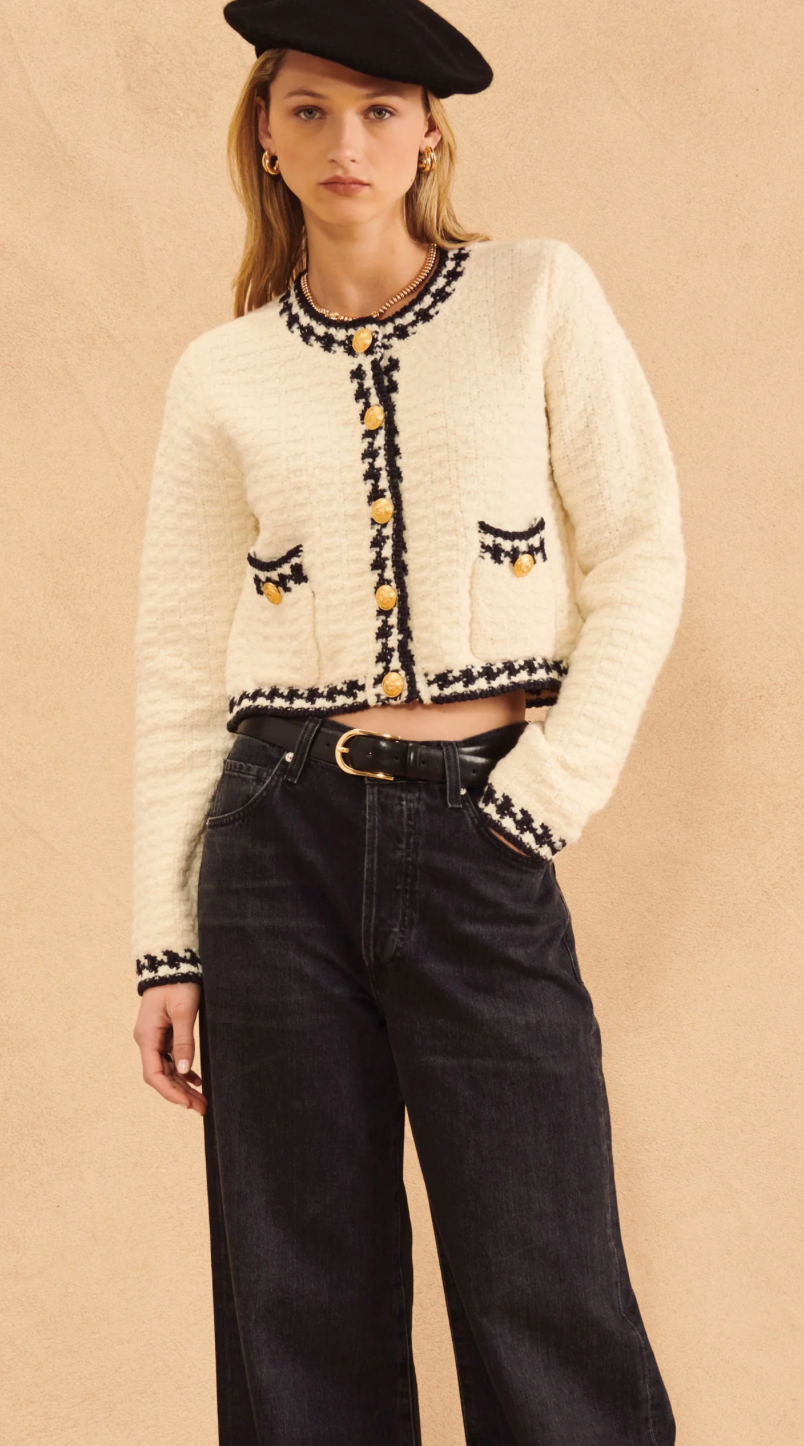 JJ Benedict Cardigan PREPPY CHANTILLY