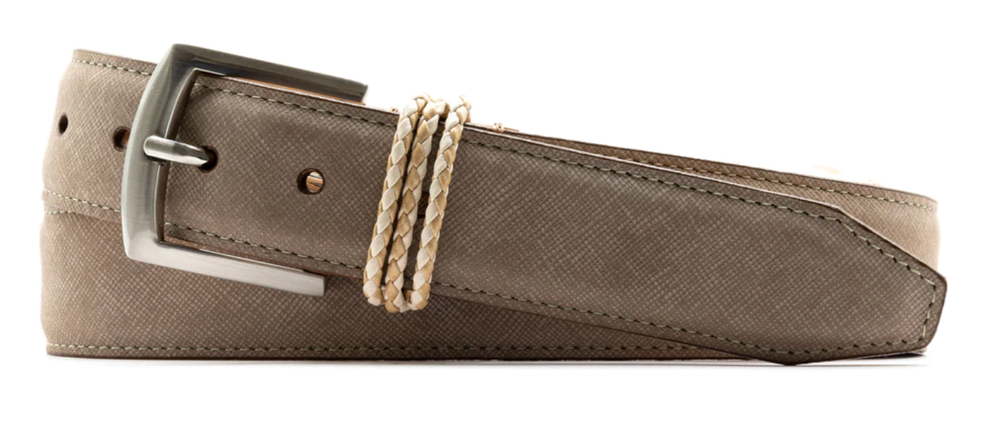MD Bermuda Braid Belt OYSTER