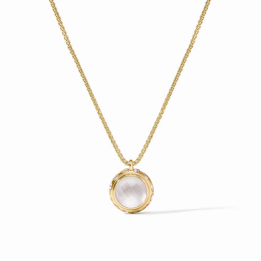 JV Rainbow Delicate Necklace IRIDESCENT CLEAR CRYSTAL