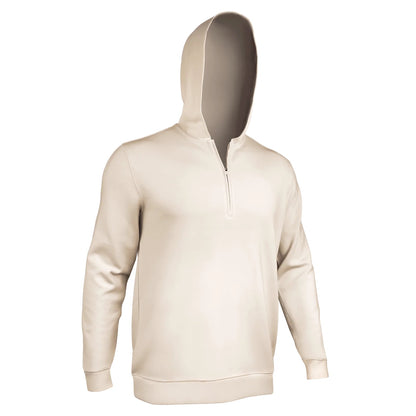 2UNDR Ruxton 1/4 Zip LS Hoodie - TAN
