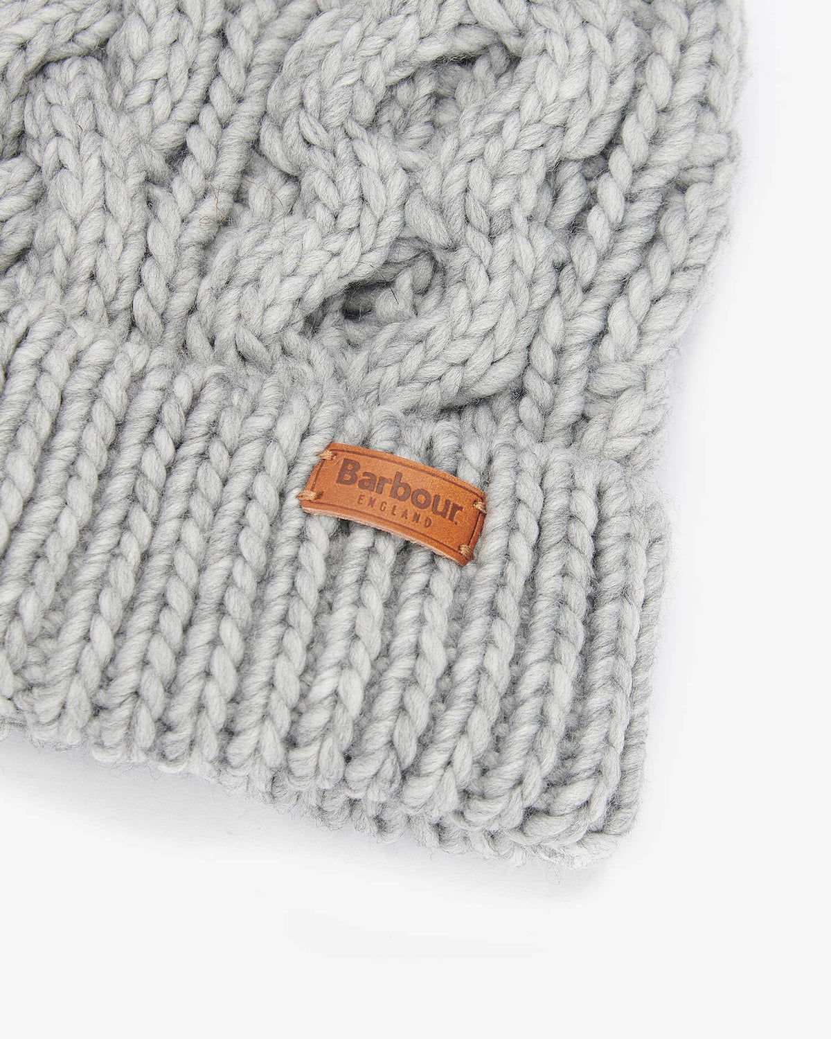 BA Penshaw Cable Knit Beanie GREY