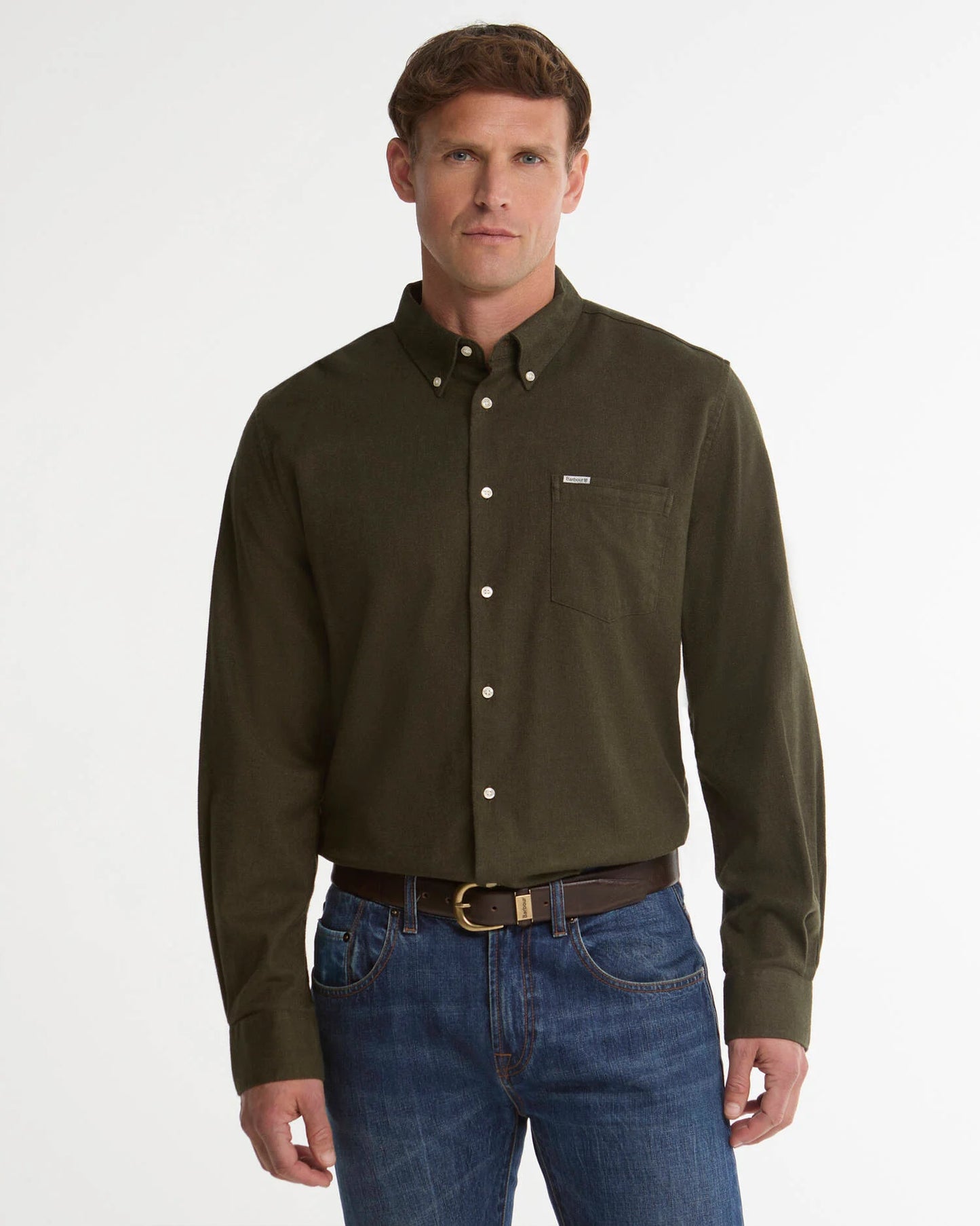 BA Sparrowhill Long-Sleeved Shirt OLIVE