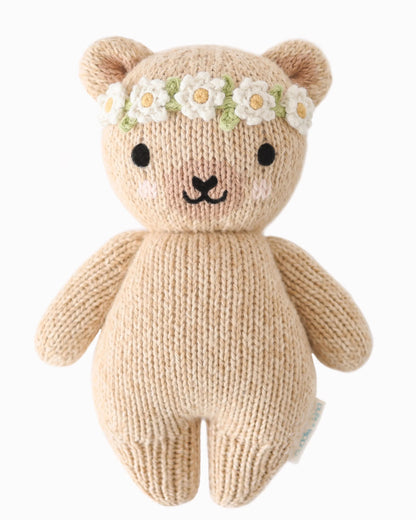 cuddle + kind Baby Honey Bear IVORY FLORAL