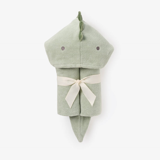Elegant Baby Bath Wrap Dinosaur - SAGE