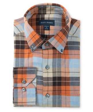 SCB Lightweight Flannel Bold Plaid AUBURN