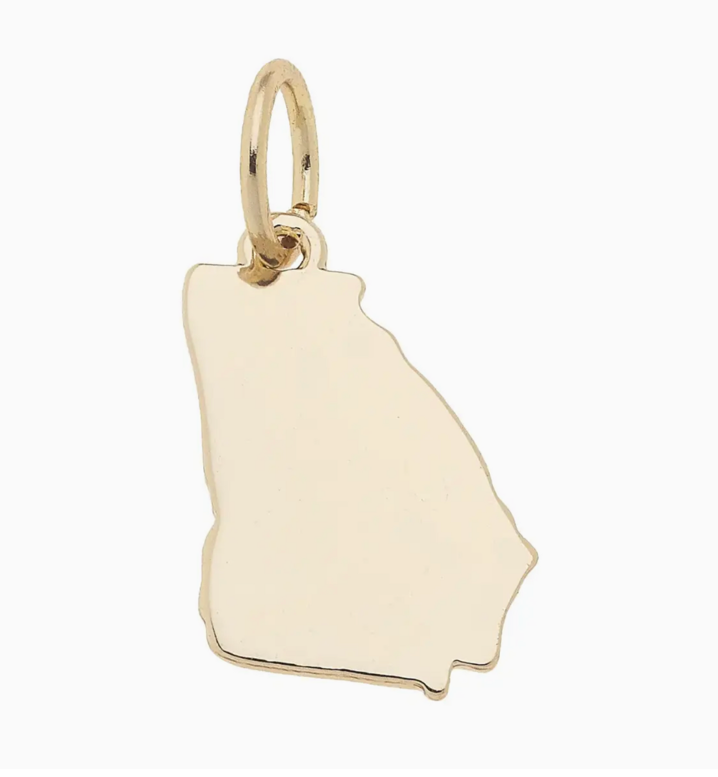 CS State of Georgia Shiny Gold Charm