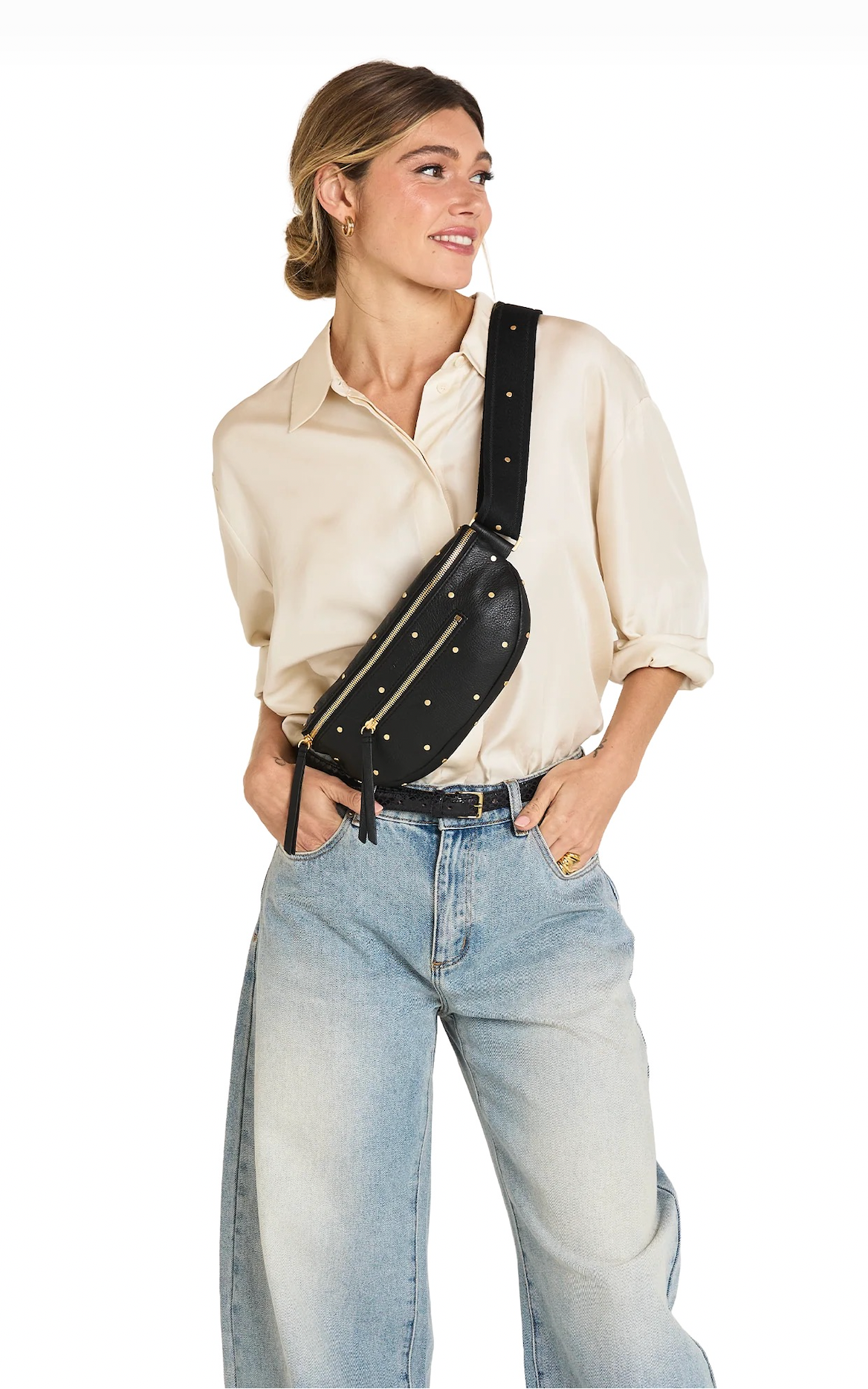 HAM Charles Crossbody Medium MAHOGANY PEBBLE