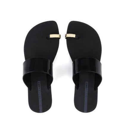 Voices Culture Anello Metal Sandals - BLACK/GOLD