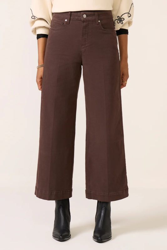 PA Anessa Wide Leg RICH CHOCOLATE