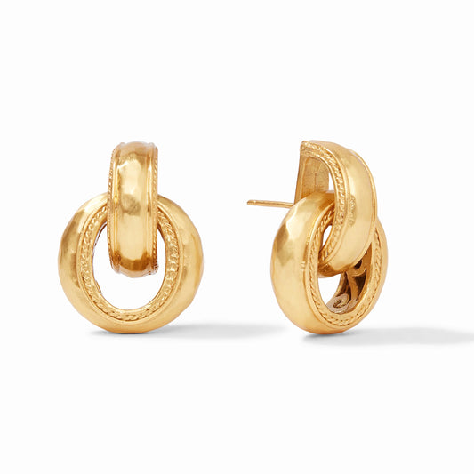 Julie Vos Cannes Doorknocker Earring GOLD - OS