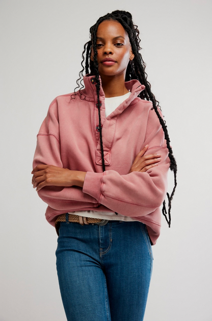 Free People Timeless Pullover - SALSA