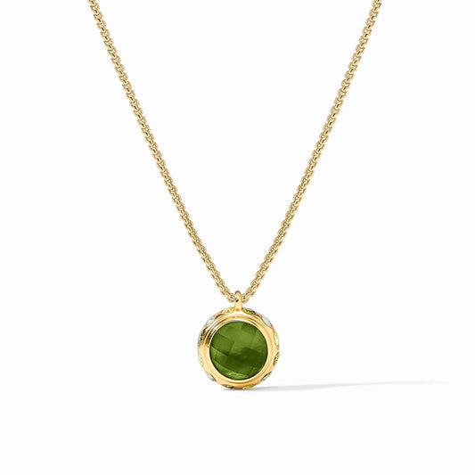 JV Rainbow Delicate Necklace IRIDESCENT PALMETTO GREEN