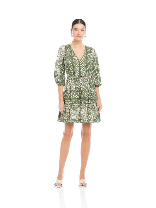 FT Tasha Tiered Dress PRINT